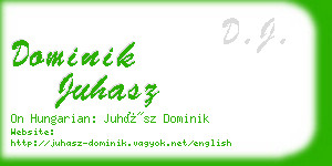 dominik juhasz business card